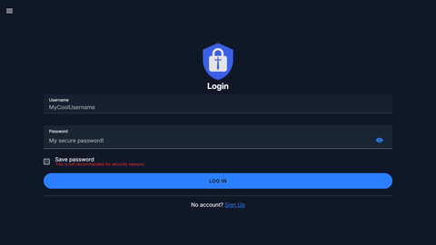 Login Screen