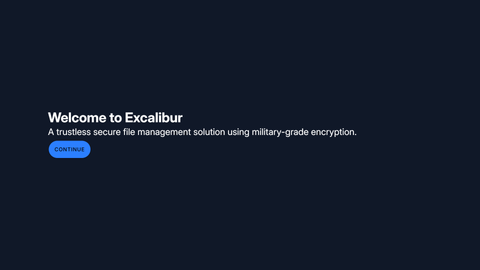 Welcome Screen